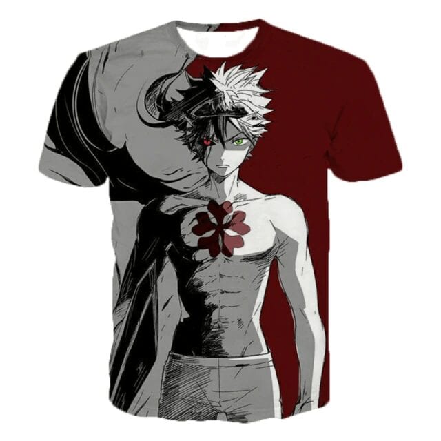 Camiseta de Black Clover Asta Berserk Mode Camiseta de Black Clover Asta Berserk Mode