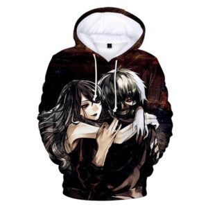 Sudadera Tokyo Ghoul Kaneki y Rize