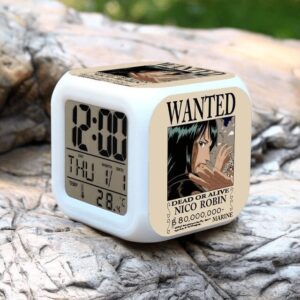 Reloj despertador One Piece Wanted Nico Robin