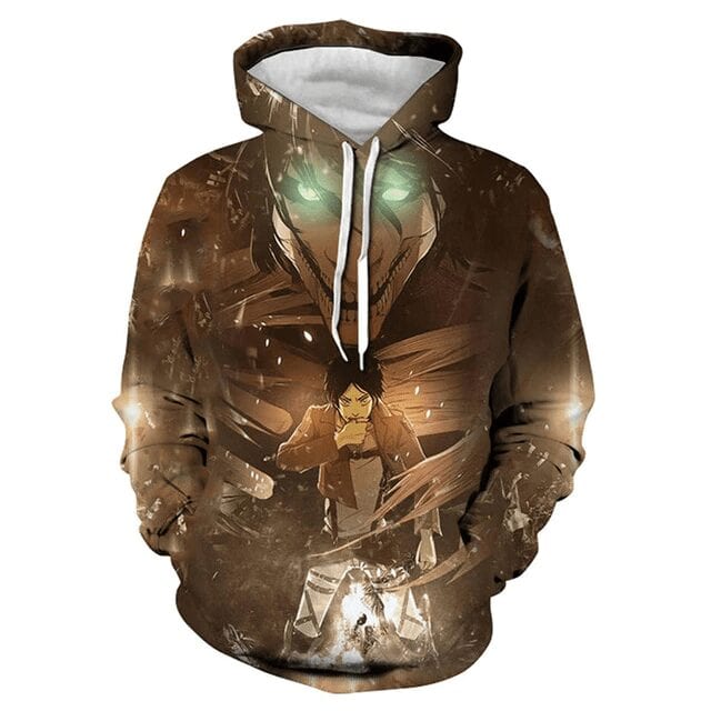 Ataque a los titanes Sudadera Eren Transformation Titan Ataque a los titanes Sudadera Eren Transformation Titan
