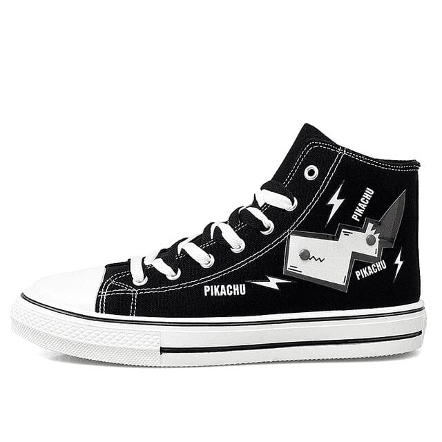 Zapatillas Pokémon Pikachu Blanco y Negro Zapatillas Pokémon Pikachu Blanco y Negro