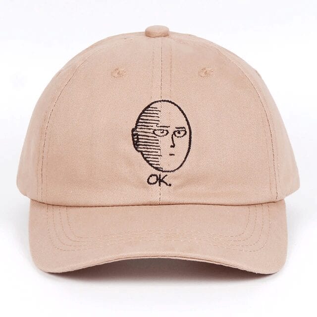 One Punch Man Saitama Gorra Beige One Punch Man Saitama Gorra Beige