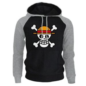 Una Sudadera Gris y Negra