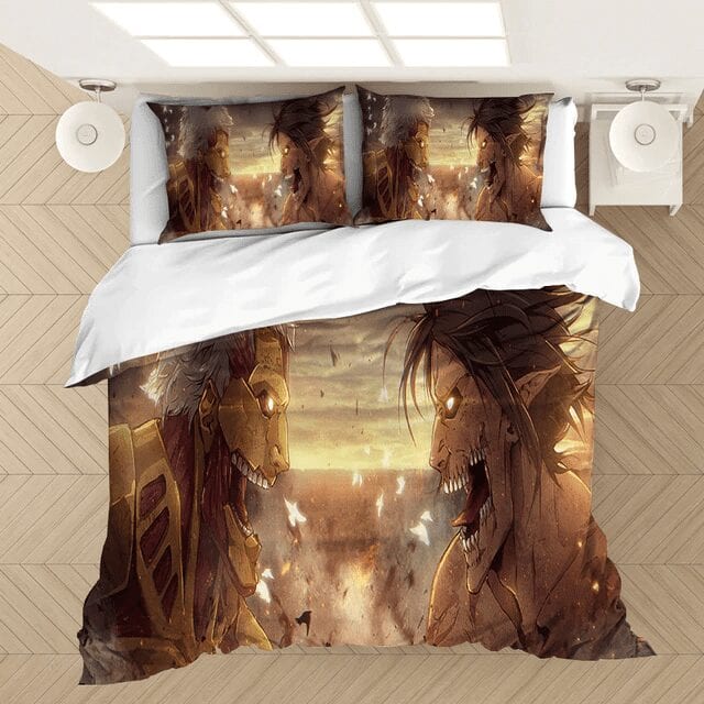 Funda Nórdica SNK Titan Assaillant vs Titan Cuirassé Funda Nórdica SNK Titan Assaillant vs Titan Cuirassé