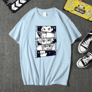 Camiseta Hunter X Hunter Protagonistas Azul