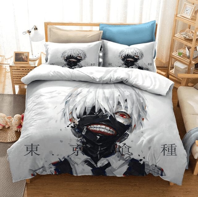 Funda Nórdica Tokyo Ghoul Kaneki Pelo Blanco Funda Nórdica Tokyo Ghoul Kaneki Pelo Blanco