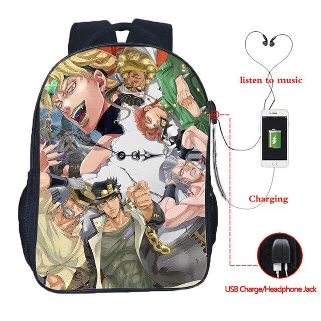 JoJo’s Bizarre Adventure Mochila Equipo Jotaro JoJo's Bizarre Adventure Mochila Equipo Jotaro