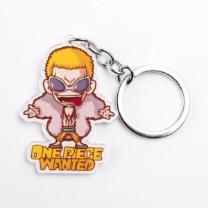 Una Pieza Llavero Don Quijote Doflamingo