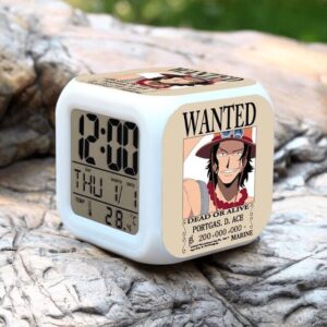 Reloj despertador One Piece Wanted Ace