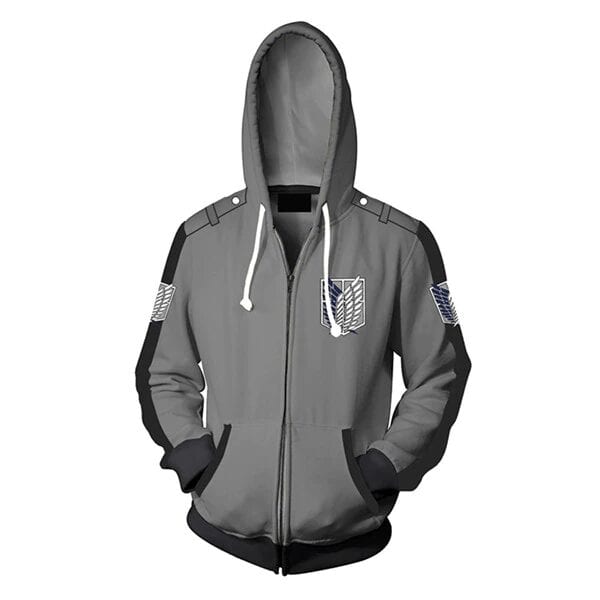 Ataque a los titanes Sudadera Batallón de Exploración Gris Ataque a los titanes Sudadera Batallón de Exploración Gris
