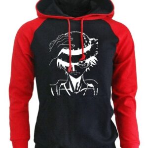 Sudadera de una pieza Luffy rojo