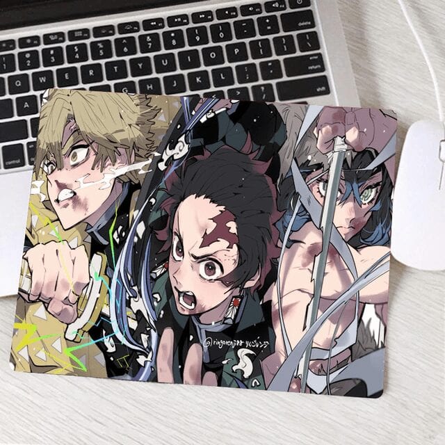 Alfombrilla de Ratón Demon Slayer Tanjirô x Zenitsu x Inosuke Alfombrilla de Ratón Demon Slayer Tanjirô x Zenitsu x Inosuke