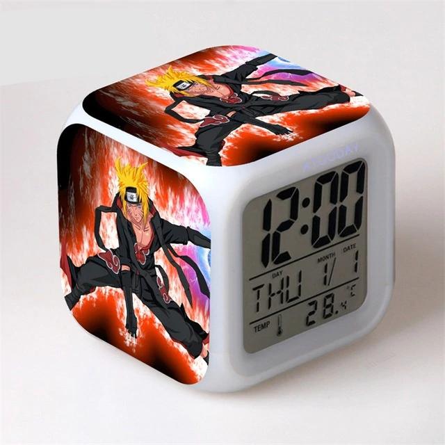 Naruto Uzumaki Akatsuki Reloj Despertador Naruto Uzumaki Akatsuki Reloj Despertador