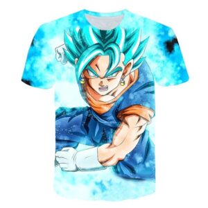 Dragon Ball Super Vegeto Super Saiyan Azul Camiseta