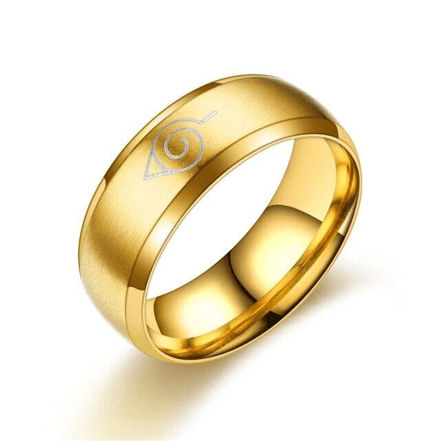 Naruto Konoha Gold Ring Naruto Konoha Gold Ring