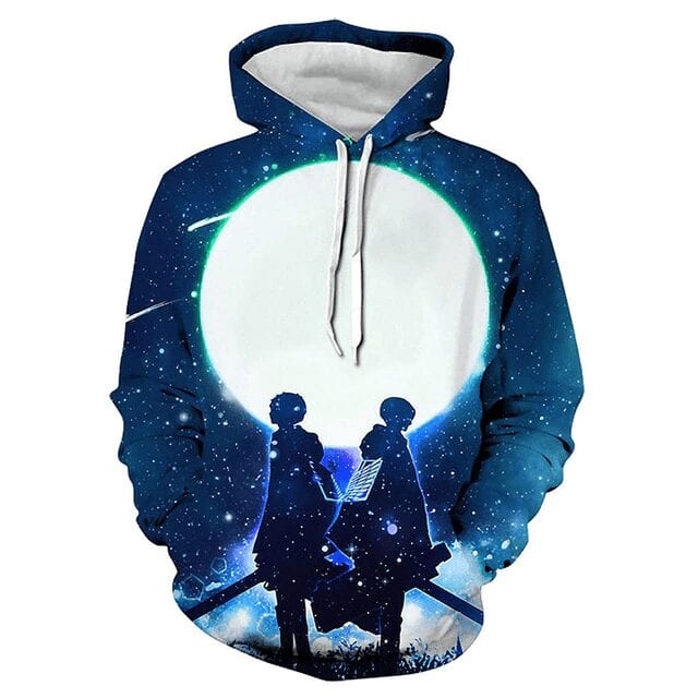 Ataque a los Titanes Sudadera Eren x Mikasa Ataque a los Titanes Sudadera Eren x Mikasa