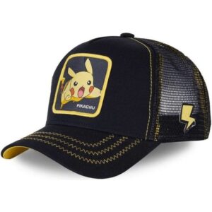 Gorra Pokémon Pikachu Rayo Negro