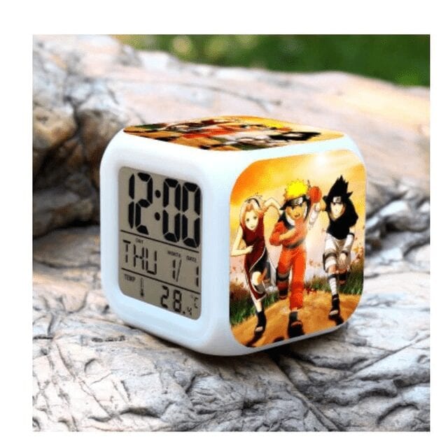 Naruto Team Kakashi Reloj Alarma Naruto Team Kakashi Reloj Alarma