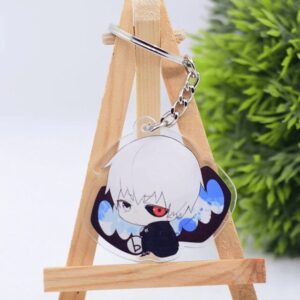 Tokyo Ghoul Kaneki Llavero Pelo Blanco