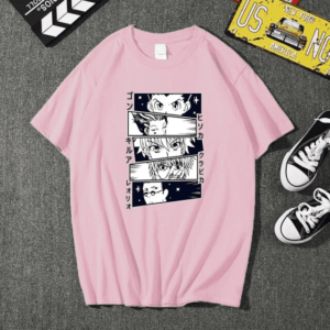 Camiseta Protagonistas Principales Hunter X Hunter Rosa