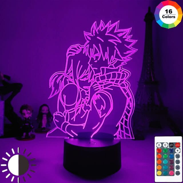Lámpara Fairy Tail Natsu Lucy Lámpara Fairy Tail Natsu Lucy