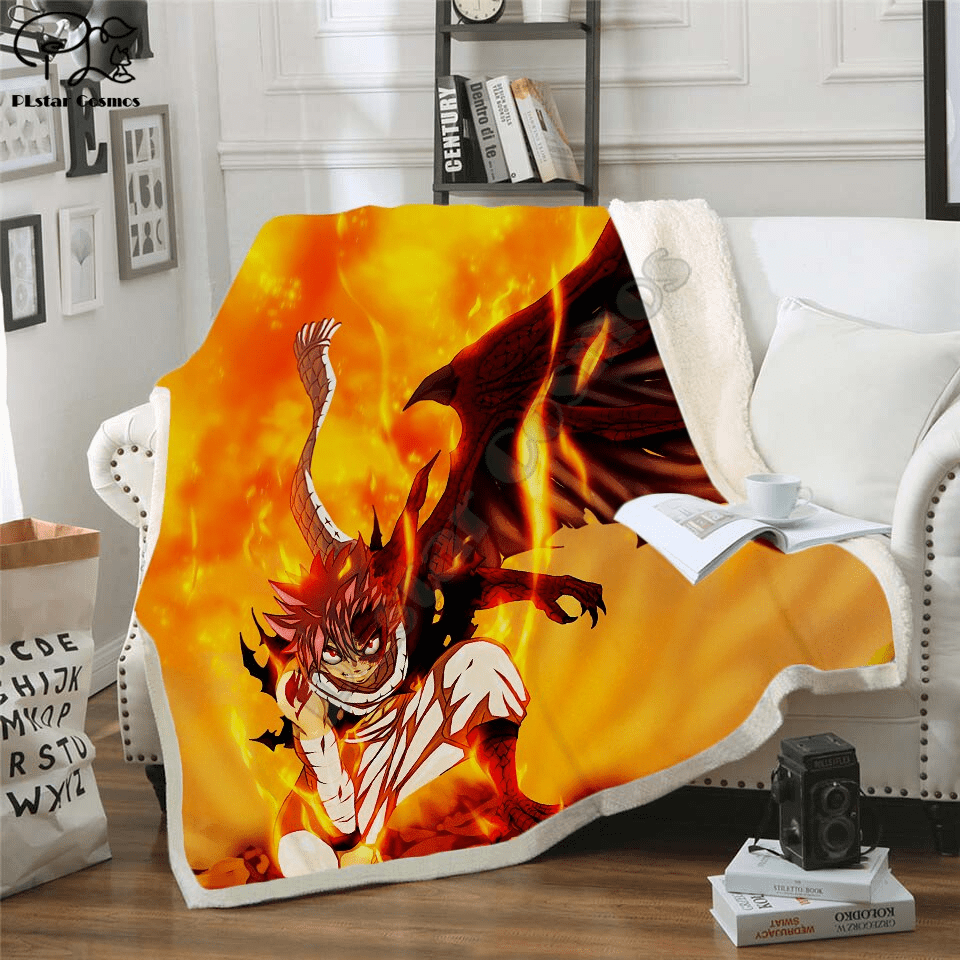 Plaid Fairy Tail Natsu Dragnir Plaid Fairy Tail Natsu Dragnir