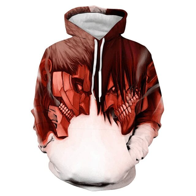 Ataque a los Titanes Sudadera Eren vs Reiner Ataque a los Titanes Sudadera Eren vs Reiner