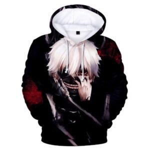 Sudadera Tokyo Ghoul Kaneki White Hair