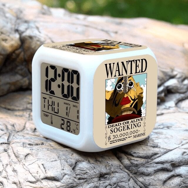 Reloj despertador One Piece Wanted Sogeking Reloj despertador One Piece Wanted Sogeking