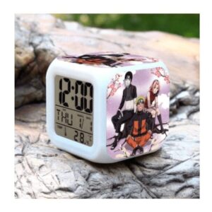 Reloj Alarma Naruto Saï y Sakura