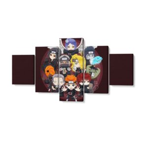 Pintura Naruto Akatsuki Chibi