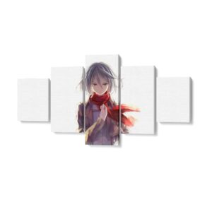 Cuadro Ataque a los Titanes Mikasa Ackerman