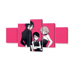 Pintura Naruto Familia Sasuke