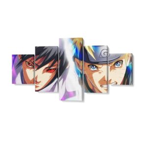 Pintura Naruto y Sasuke Hermano