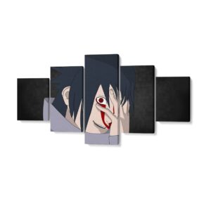 Pintura Naruto Crazy Sasuke