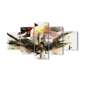 Pintura L'Attaque Des Titans Mikasa Dibujo