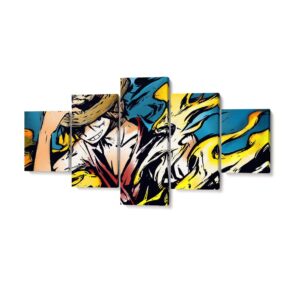 Pintura One Piece Luffy Peint