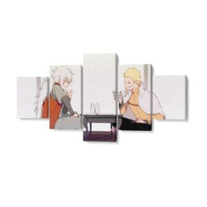 Pintura Naruto y Jiraiya