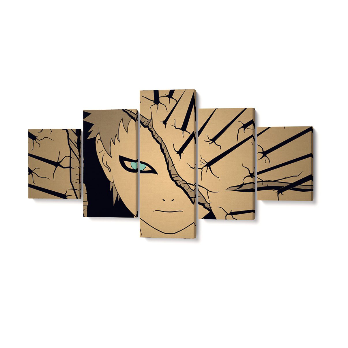 Pintura Naruto Gaara Sarcofago de Arena Pintura Naruto Gaara Sarcofago de Arena