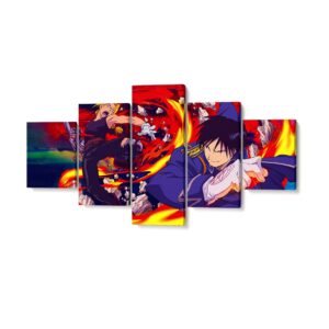 Cuadro Full Metal Alchemist Edward vs Roy