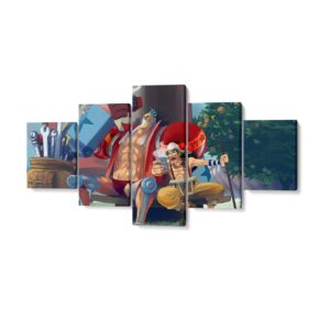 Pintar una pieza Franky y Usopp