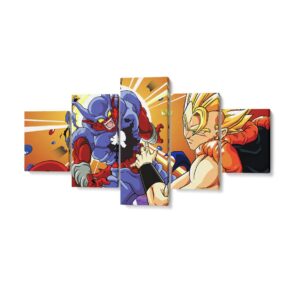 Pintura Dragon Ball Z Gogeta vs Janemba