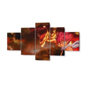 Pintura Fairy Tail Natsu x Igneel