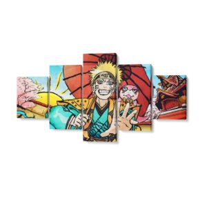 Pintura Naruto Psicodélico