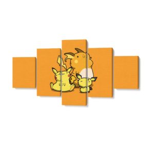 Tabla Pokémon Pichu Pikachu Raichu