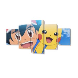 Pokémon Sacha y Pikachu