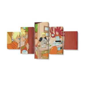 Pintura Naruto Familia Uzumaki