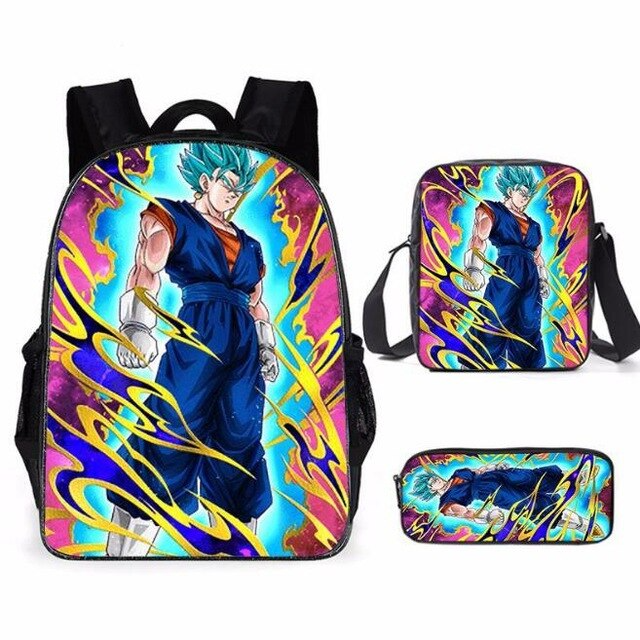 Mochila Dragon Ball Super Vegeto SSJ Azul Mochila Dragon Ball Super Vegeto SSJ Azul