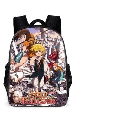 Mochila Seven Deadly Sins Equipo Meliodas Mochila Seven Deadly Sins Equipo Meliodas