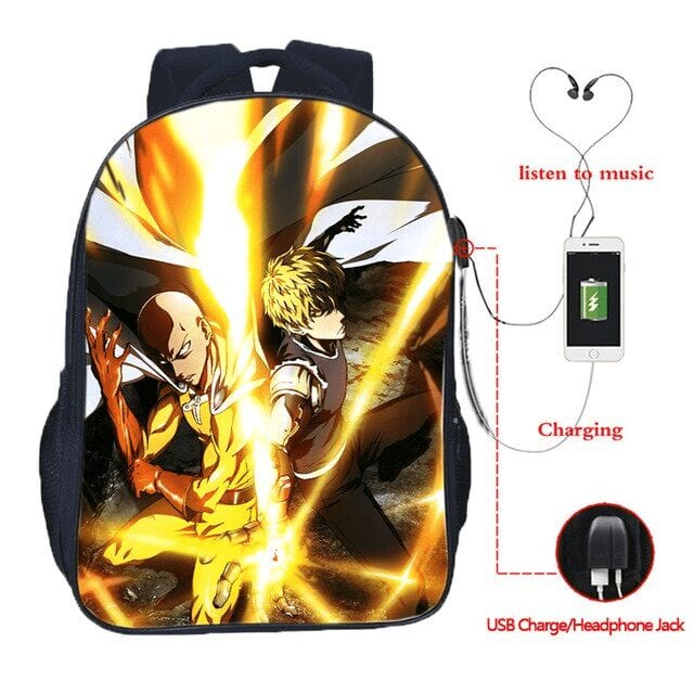 Mochila One Punch Man Saitama x Genos Mochila One Punch Man Saitama x Genos
